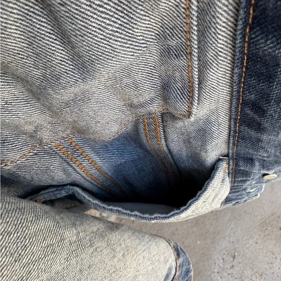 Levis NBA San Antonio Spurs
Womens Denim Trucker Jacket Jean
Size L large used - Picture 9 of 13